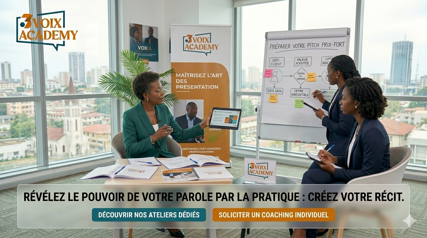 3 Voix Académy révèle la puissance de votre parole sous toutes ses formes.